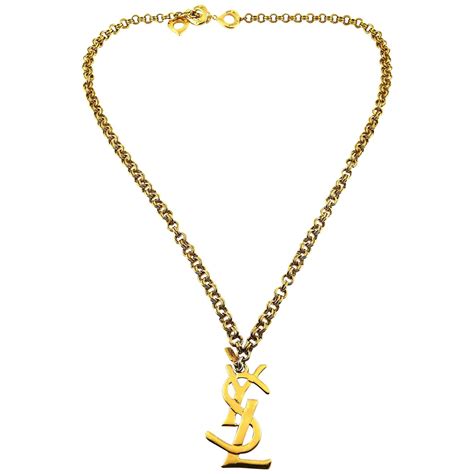 ysl men's jewellery|yves saint laurent necklace.